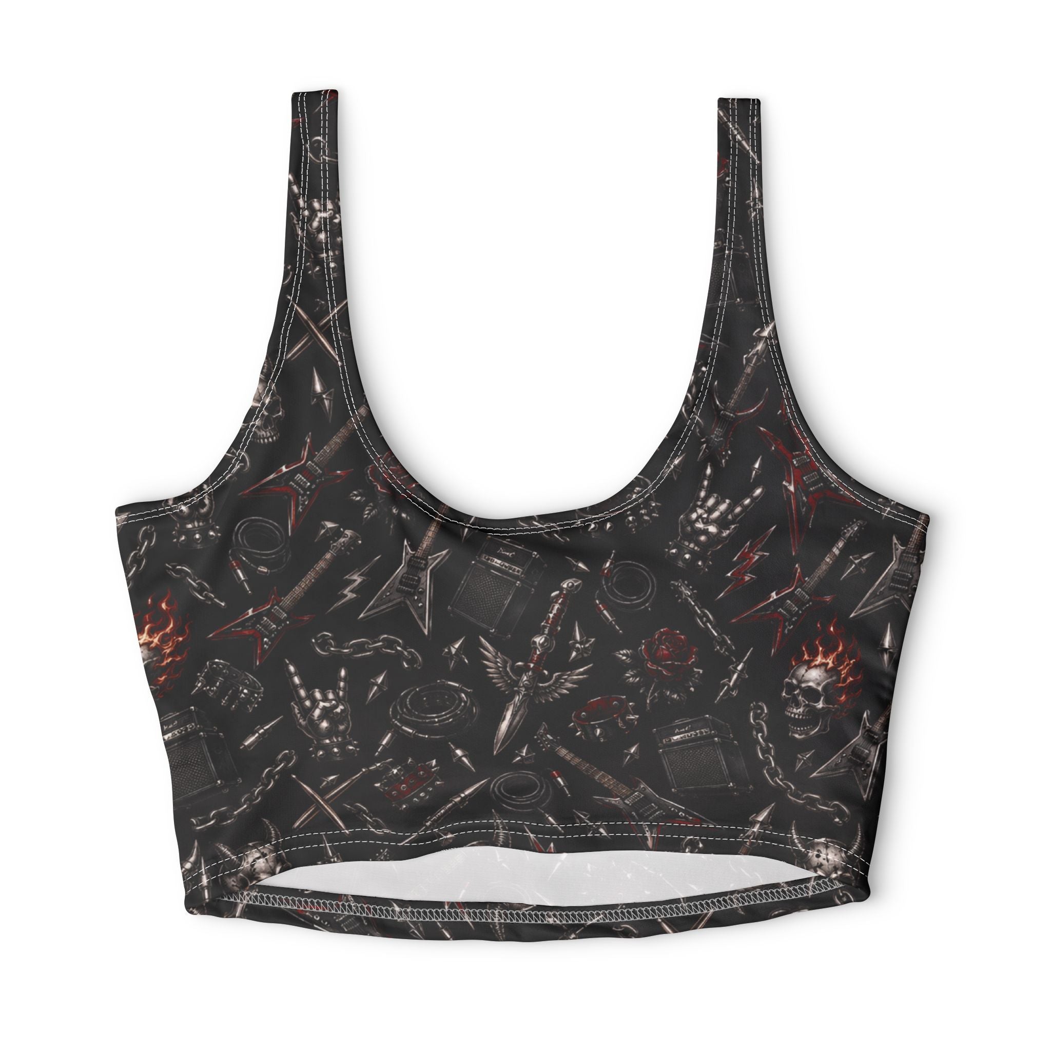 Polyester Sports Bra (AOP)