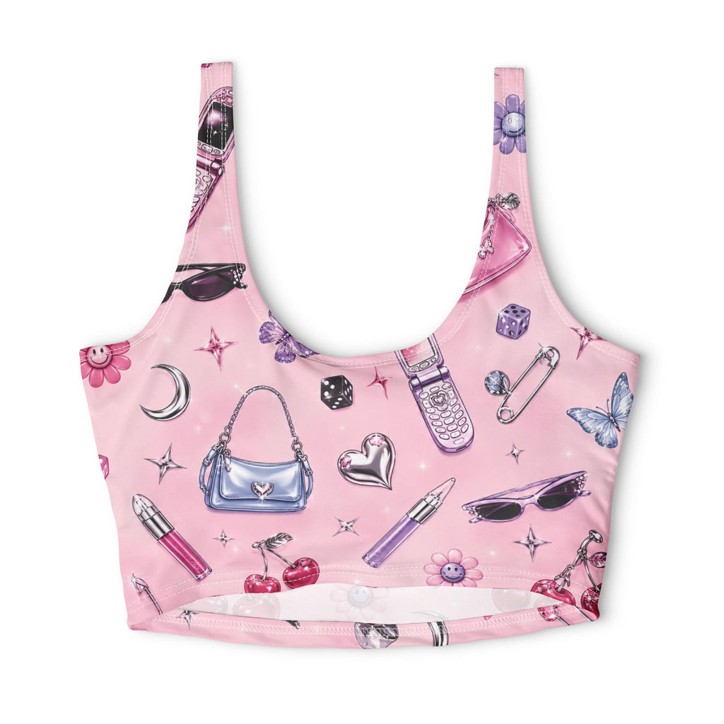 Polyester Sports Bra (AOP)