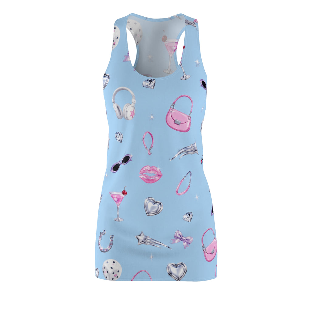Women's Cut & Sew Racerback Dress (AOP)