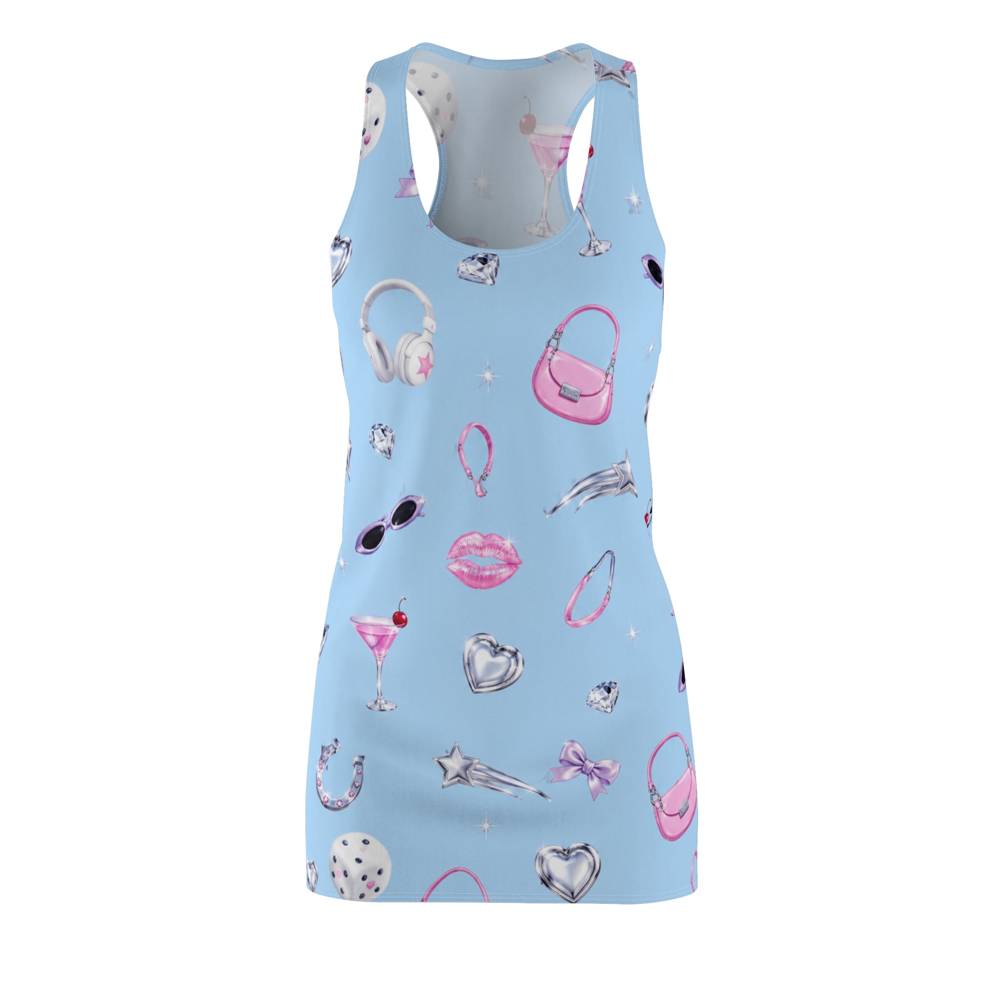 Women's Cut & Sew Racerback Dress (AOP)