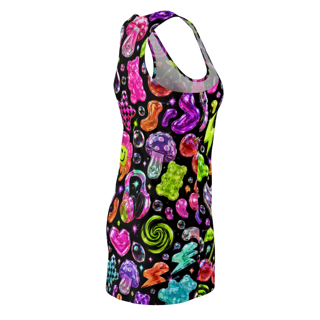 Women's Cut & Sew Racerback Dress (AOP)