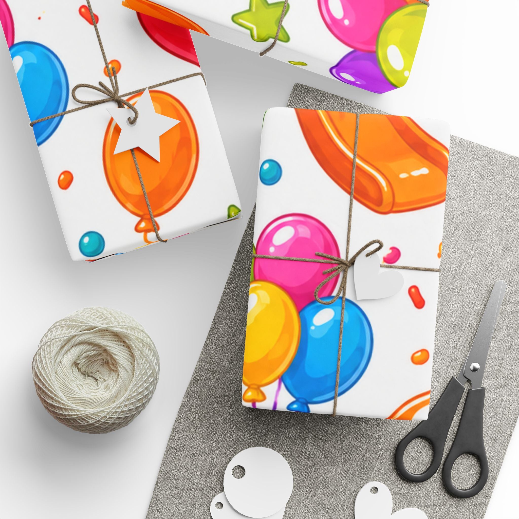 Liminal Party Wrapping Paper White