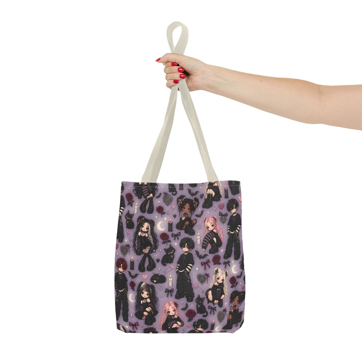 Anime Goth Friends Tote Bag