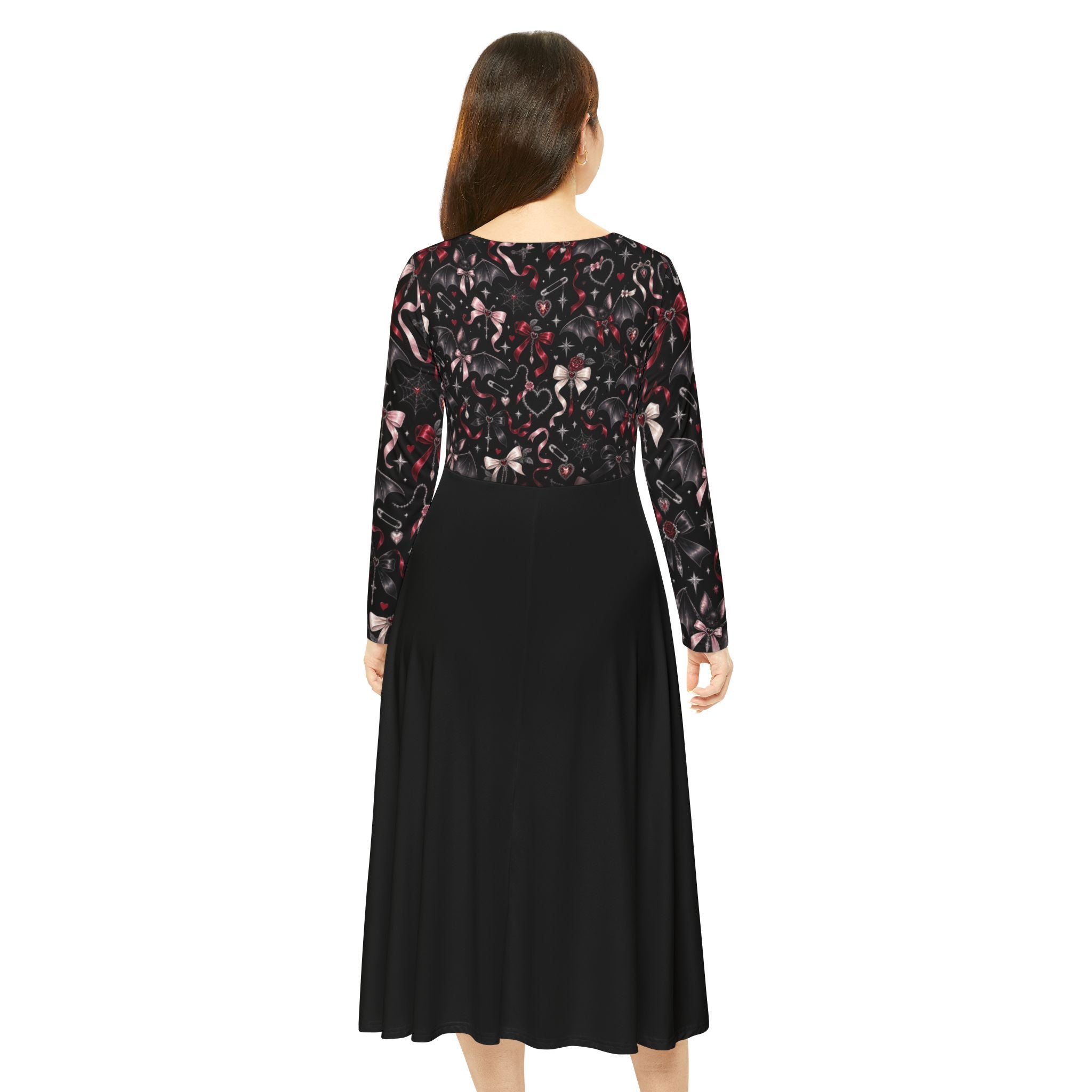 Women's Long Sleeve Dance Dress (AOP)