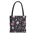 Mystical Kawaii Tote Bag – Cute Ghosts, Moon & Treasures All-Over Print